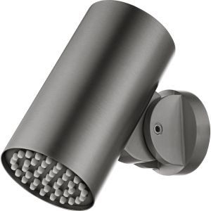 Rociador redondo ø8cm tube para ducha empotrada black gun metal [ imex® ]