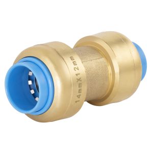 Conector automático universal de unión reducida ø14 - ø12 tout push