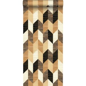Origin papel pintado xxl fibra vegetal en motivo gráfico 3d 357214