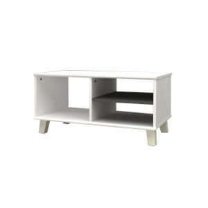 Mesa de centro dn, blanco 80x40 cm