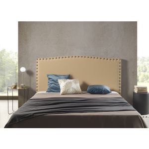 Cabecero ambar para cama de 160 de polipiel camel 165x115x8.