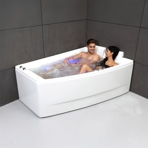 Bañera hidromasaje   sangha duo wave droite  170 x120 x63   cm, spalina