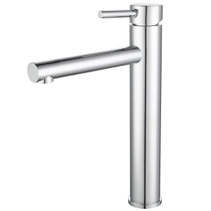 Valaz grifo de lavabo alto para pica monomando caño recto cromado