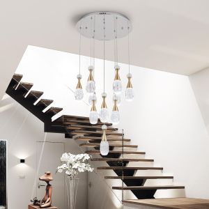 Lámpara coLGante LED drops - 60w - 3000k-6000k - long.max 140cm - azabak