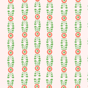 Papel pintado floral vertical en rosa 58cm ancho por 350cm alto