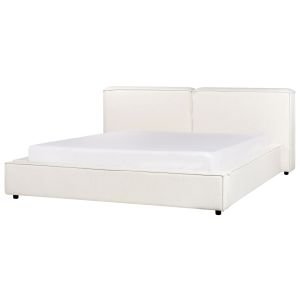 Cama tela linards 180 x 200 cm blanco crema