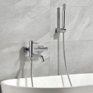 Imex - grifo monomando ducha y bañera cromado serie monza