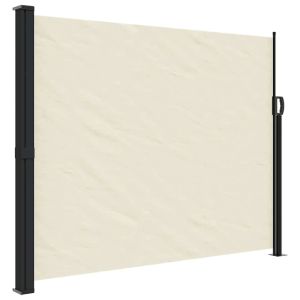 vidaXL toldo lateral retráctil crema 160x600 cm