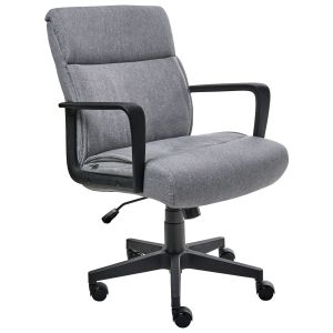 Silla de oficina byron tela gris