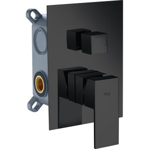Grifo empotrado 2 vías negro mate [ imex® ]