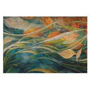 Papel pintado tejido no tejido 250x250 paisaje otoñal tulup