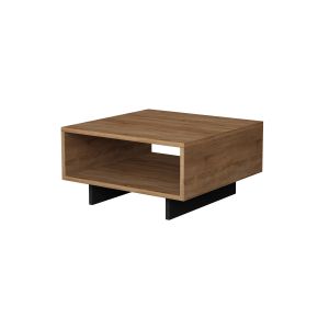 Mesa de centro de madera <<hola>> - 60 x 60 x 32 cm - roble antracita
