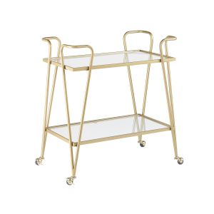 Carrito de cocina noti metal dorado