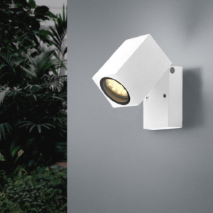 Luz de pared blanca LED ip44 ajustable para bulbo gu10