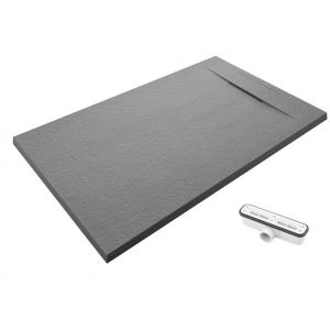 Plato de ducha 100x120 nilo gris ral 7037