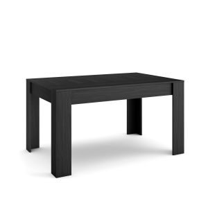 Mesa comedor, 140x90x76cm, negro