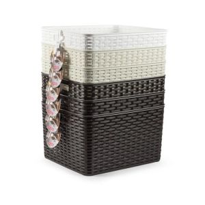 Cesta rattan 28,5 l n6 34x40 cm surtida