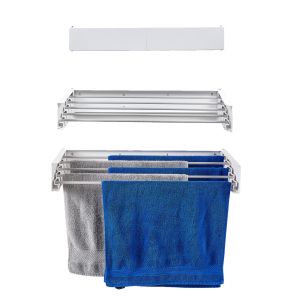 Tendedero de pared compacto, 71 cm foxydry hide blanco