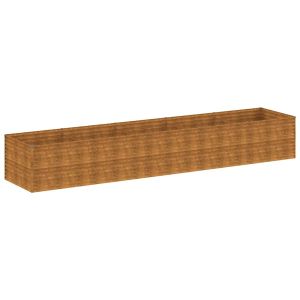 vidaXL jardinera de acero corten 479x100x69 cm