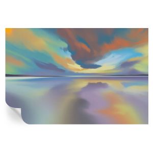 Papel pintado autoadhesivo atardecer arcoíris 104x152 tulup