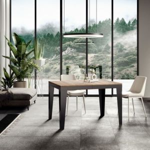 Mesa extensible roble natural - 90x120 cm