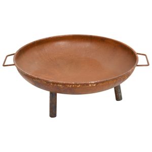 vidaXL brasero de acero 67,5x58x22,5 cm