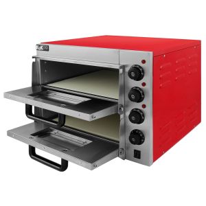 Horno eléctrico de acero inoxidable kukoo con doble cámara