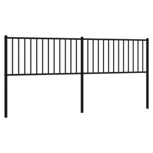 vidaXL cabecero de metal negro 200 cm