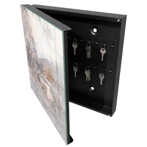 Armario para llaves decorativo 30x30x5, apertura izquierda tulup