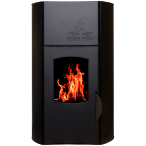 Hidroestufa de pellet Hydra 25 Negro, 25kW hasta 200m2