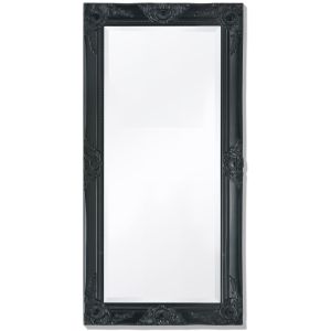 vidaXL espejo de pared estilo barroco 100x50 cm negro
