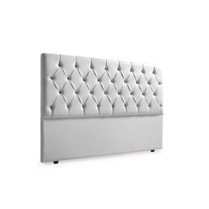 Cabecero tapizado capri polipiel 100x120x12 cm - moonia