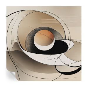 Papel pintado autoadhesivo abstracción armoniosa 250x250 tulup