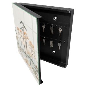 Caja para llaves 30x30x5 paisaje japonés, apertura izquierda tulup