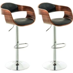 Taburetes de bar modernos - negro - lote 2