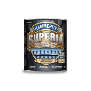 Hammerite superia esmalte antioxidant mat gris oscuro 750 ml