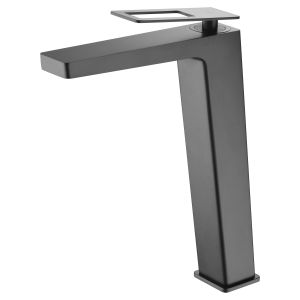 Grifo de lavabo alto suecia negro mate [ imex® ]