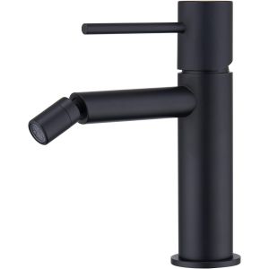 Imex - grifo monomando bidé negro serie monza