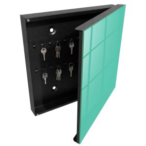 Armario para llaves 30x30x5 menta fuerte, apertura derecha tulup
