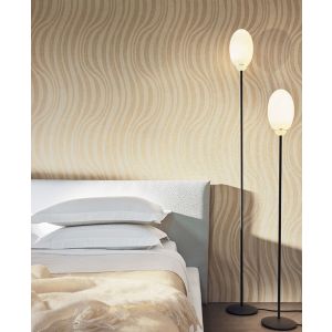 Papel pintado gaulan  lavable con rayas onduladas con textura en 7.04m²