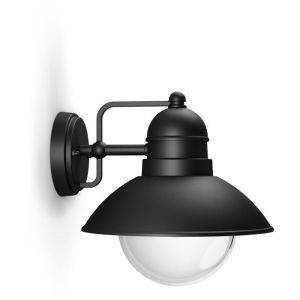 Lámpara de pared - philips - hoverfly - negro - ip44