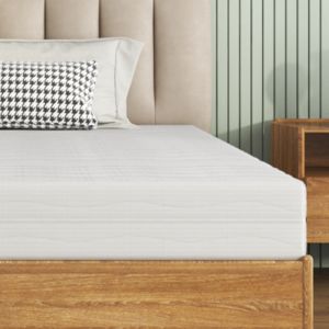 Colchón de espuma 160x200cm ergonómico y transpirable – blanco