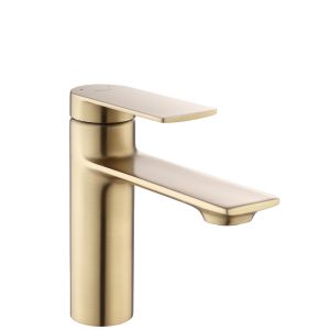 Rea grifo de lavabo storm gold brush low, 11x4,2x15 cm