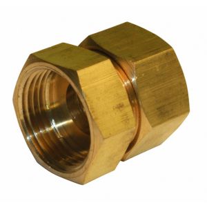 Acoplamiento rápido de latón f 15 x 21 para tubo de cobre