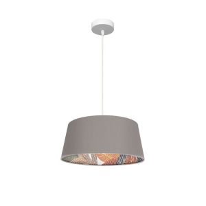 CoLGante 40d tunez 1xE27 blanco/topo-estampado