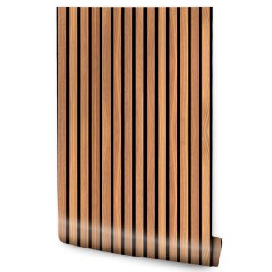 Papel Pintado Imitación Roble Lamas De Madera Para Salón 53 cm x 10 m