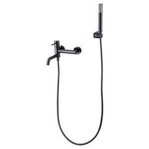 Monomando kit baño/ducha monza black gun metal [imex®]