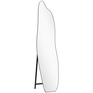 Espejo cuerpo entero 40x4x160 cm metal, vidrio templado Homcom