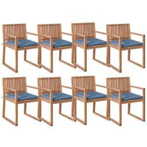 Silla de jardín marrón claro sassari premium