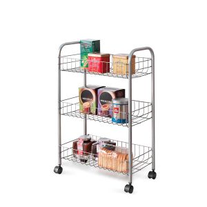 Carro de 3 estantes metaltex lugano 42x26x64 cm